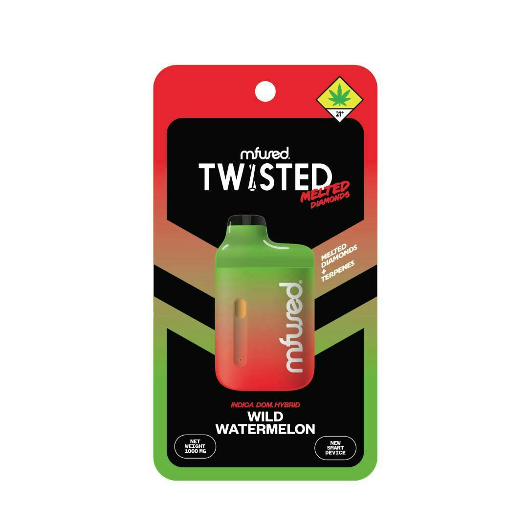 Super Fog by MFused - Wild Watermelon | TWISTED Melted Diamonds Jefé Disposable | 1g - 1