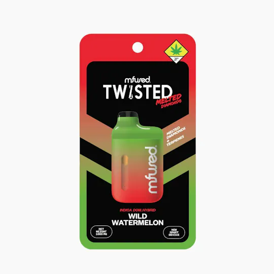 Super Fog by MFused - Wild Watermelon | TWISTED Melted Diamonds Jefé Disposable | 1g - 1
