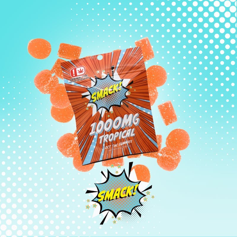 Smack - Smack! | Tropical Gummies (10ct.) | 1000mg - 1