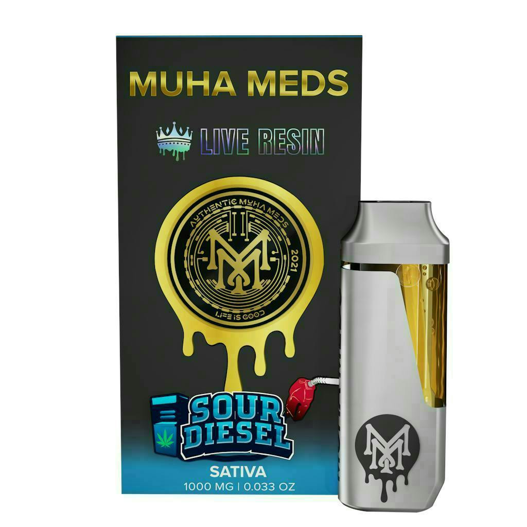 Muha Meds - Sour Diesel | Live Resin Disposable | 1g - 1