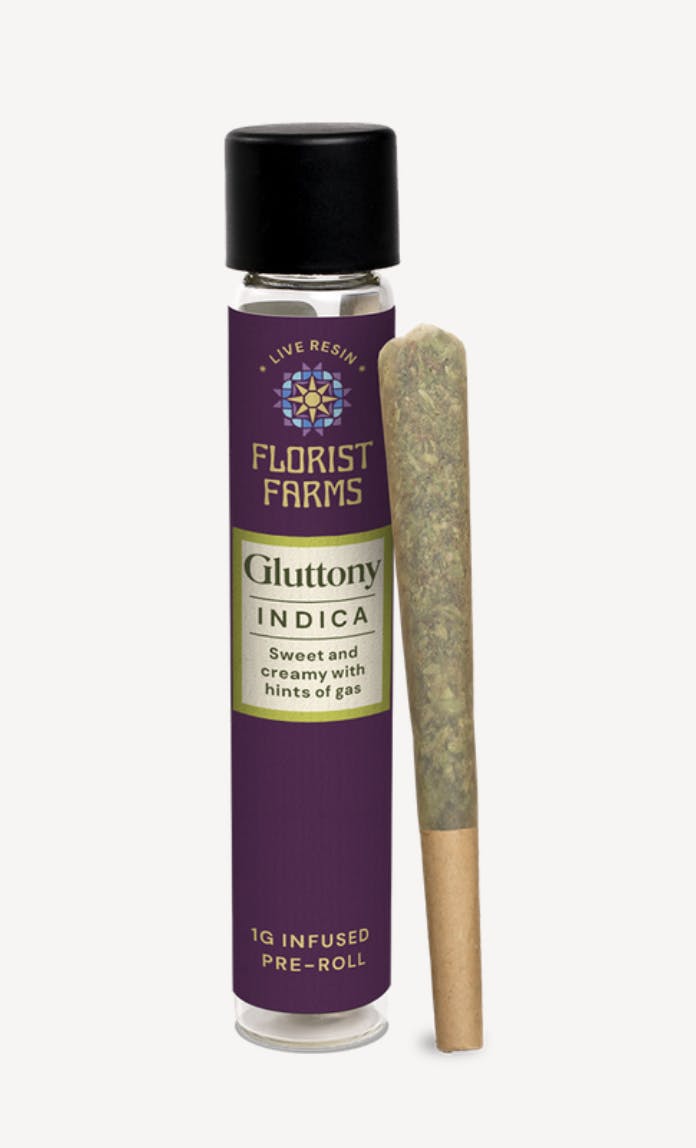 Florist Farms - Florist Farms | Gluttony | Live Resin Infused Joints | 1g - 1