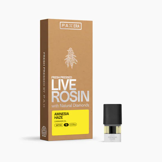 PAX - Amnesia Haze | Live Rosin Diamond Pod | 1g - 1