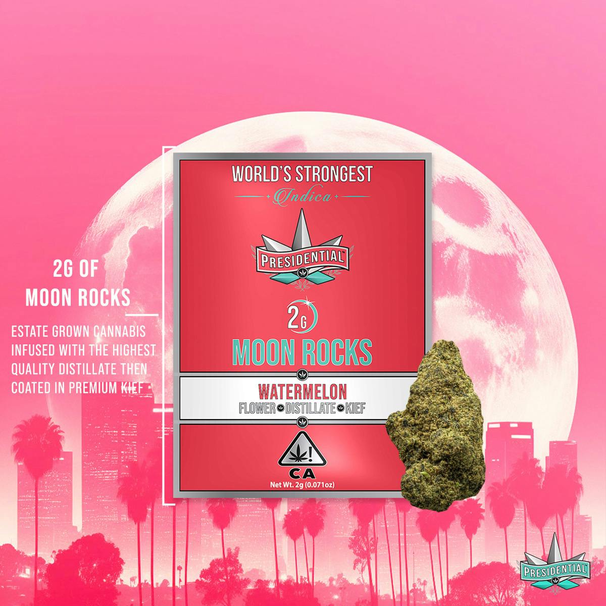 Presidential - Watermelon | Infused Flower | 2g - 1