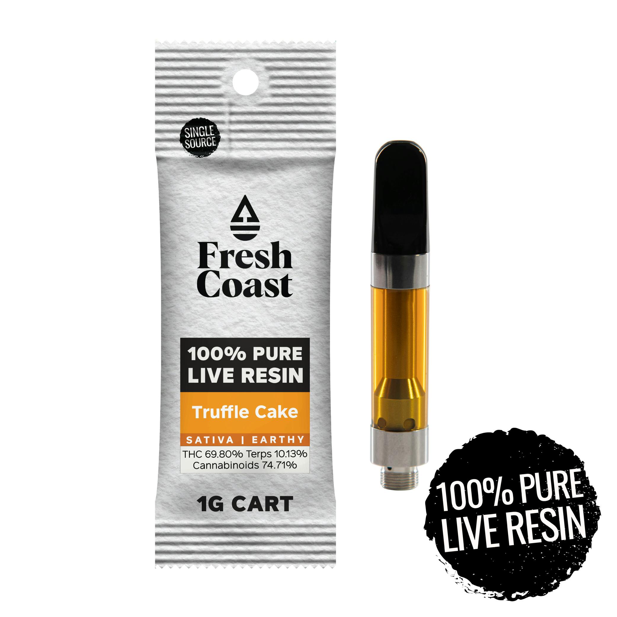 Fresh Coast - Truffle Cake | Live Resin Cartridge | 1g - 1