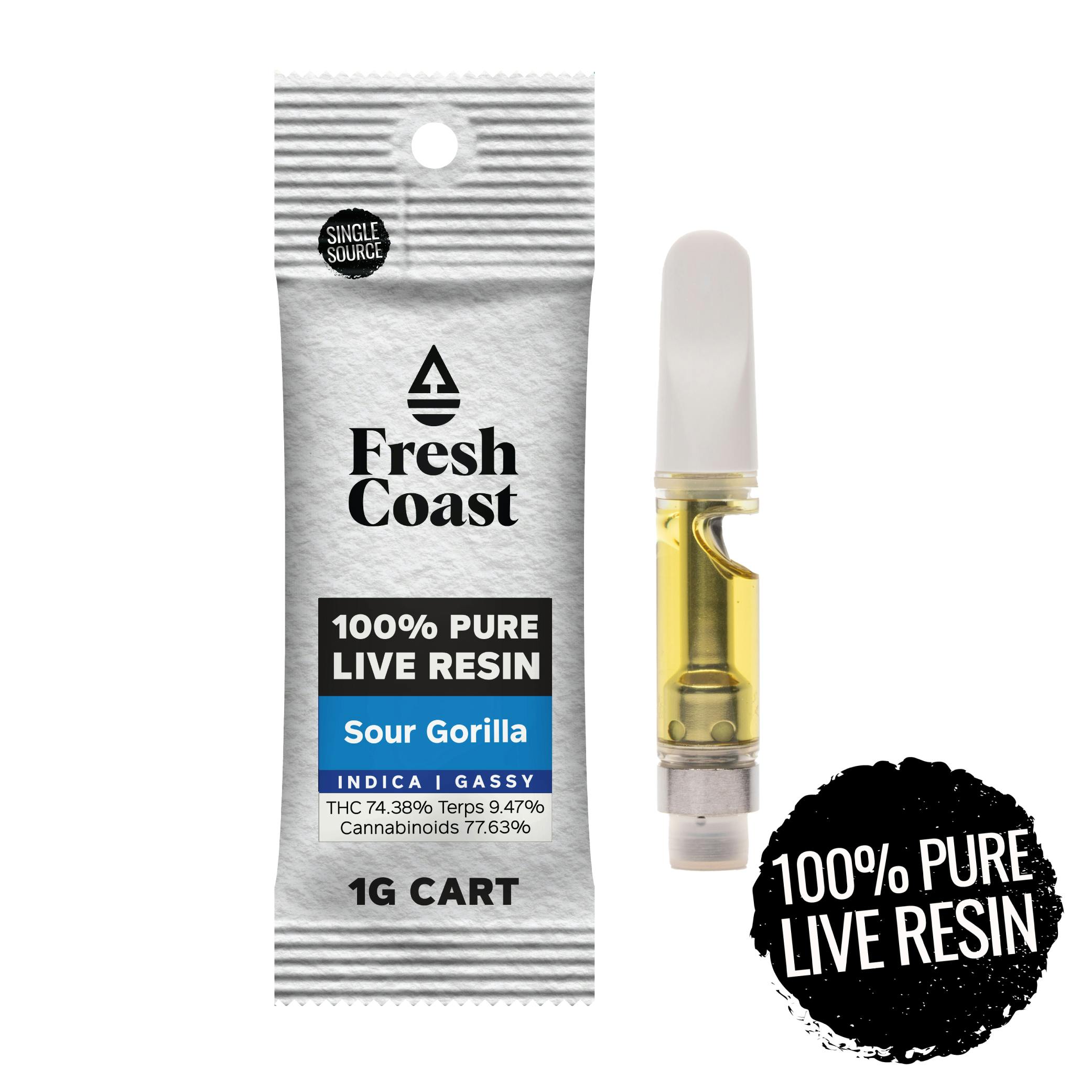 Fresh Coast - Sour Gorilla | Live Resin Cartridge | 1g - 1
