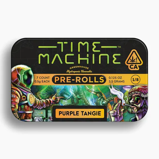 Time Machine - Purple Tangie | Pre-Rolls | 0.5g each | 7pk - 1