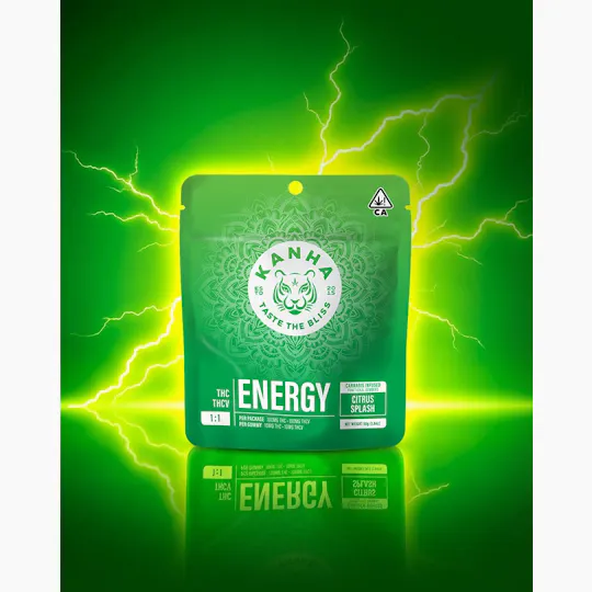 KANHA - FX | Citrus Splash 1:1 THC:THCV Gummies | 100mg | 10ct | 10mg/ea - 1