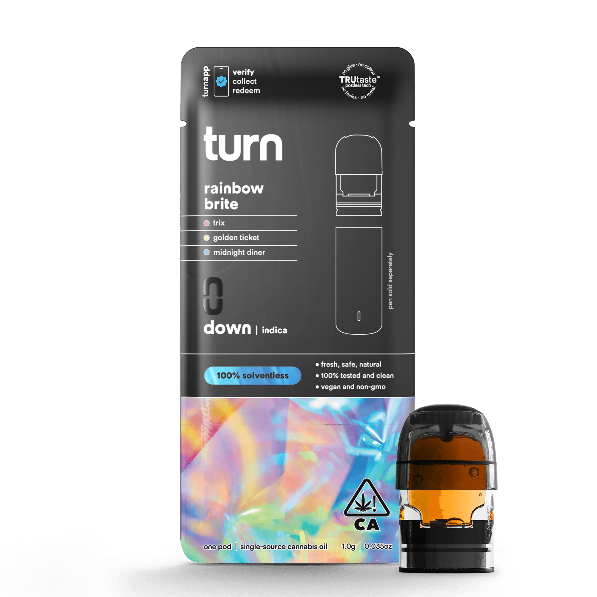 turn - Rainbow Brite | 100% Solventless | Indica - 1