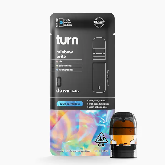 turn - Rainbow Brite | 100% Solventless | Indica - 1