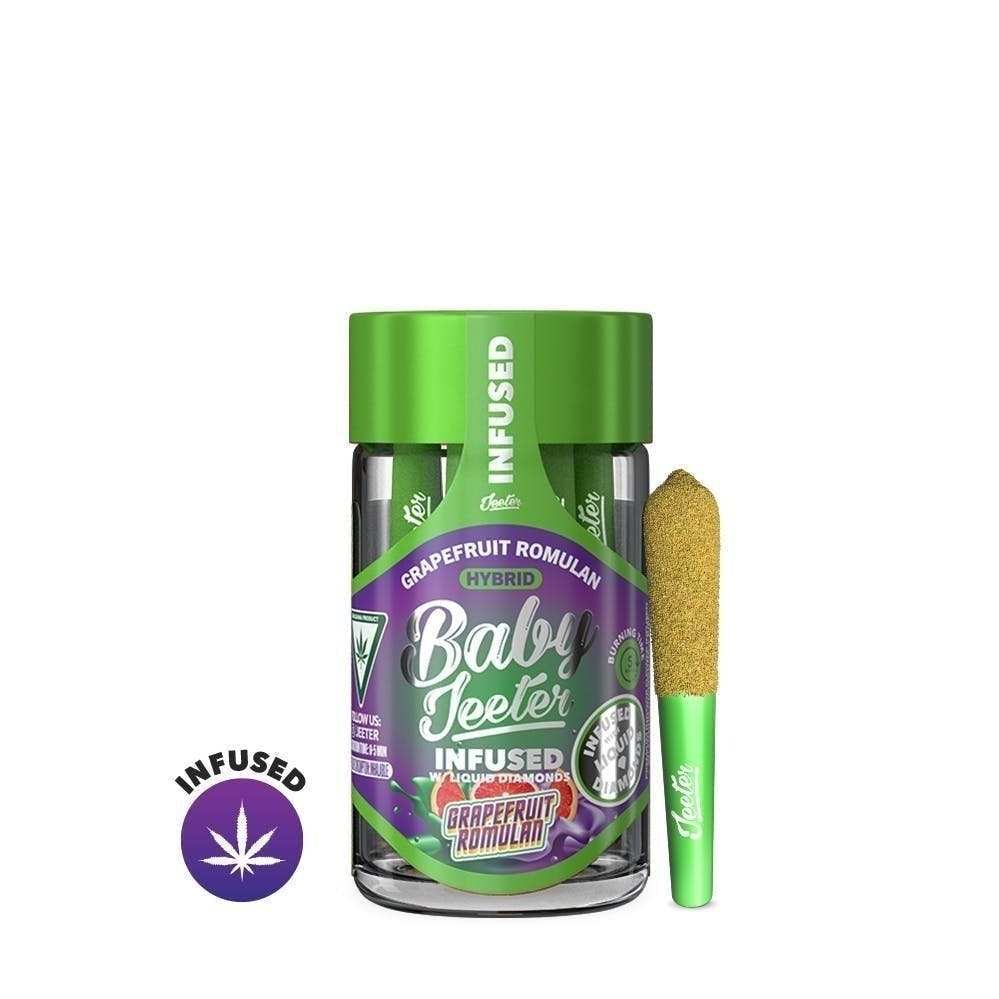 Jeeter - Jeeter | Grapefruit Romulan | Baby Infused Minis | 0.5g each | 5pk - 1