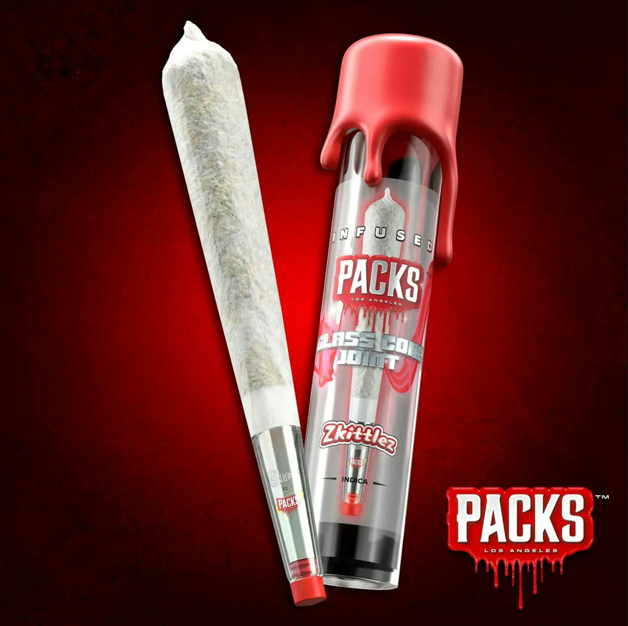 PACKS LOS ANGELES - Zkittlez | Live Rosin Infused Joint | 1.25g - 1