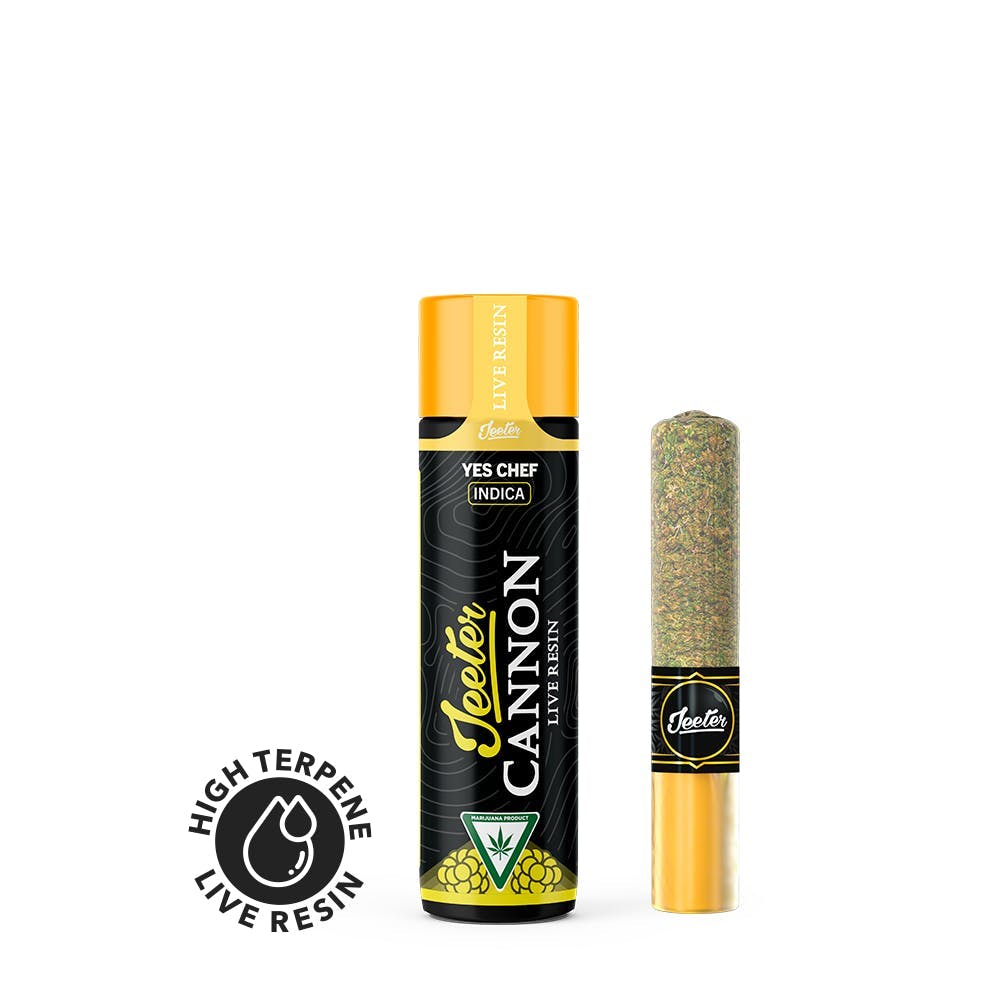 Jeeter - Jeeter | Yes Chef | Live Resin Cannon | Infused Joint | 1.3g - 1