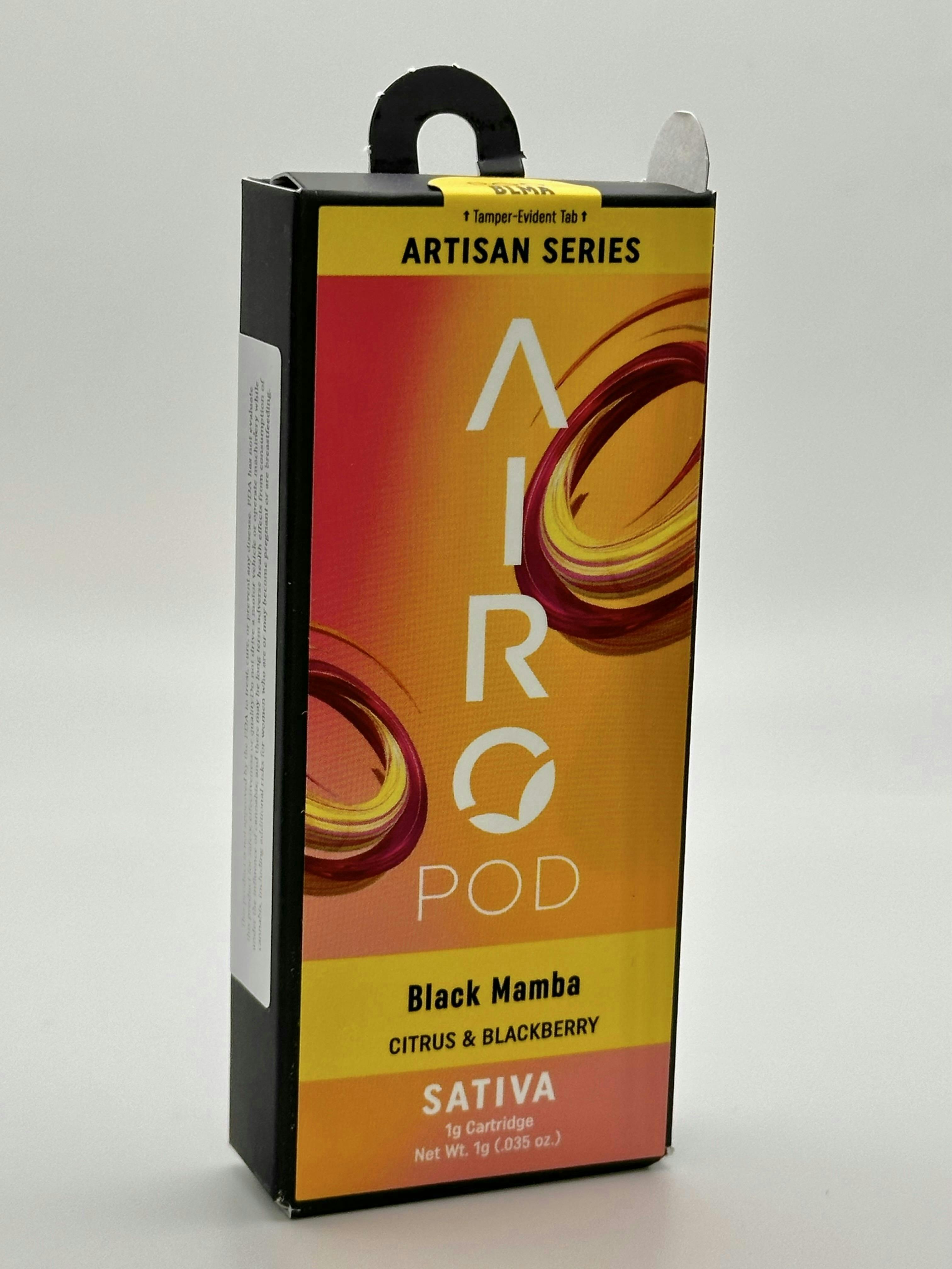 Airo Brands - Black Mamba | AiroPod - Artisan Series | 1g Pod - 1
