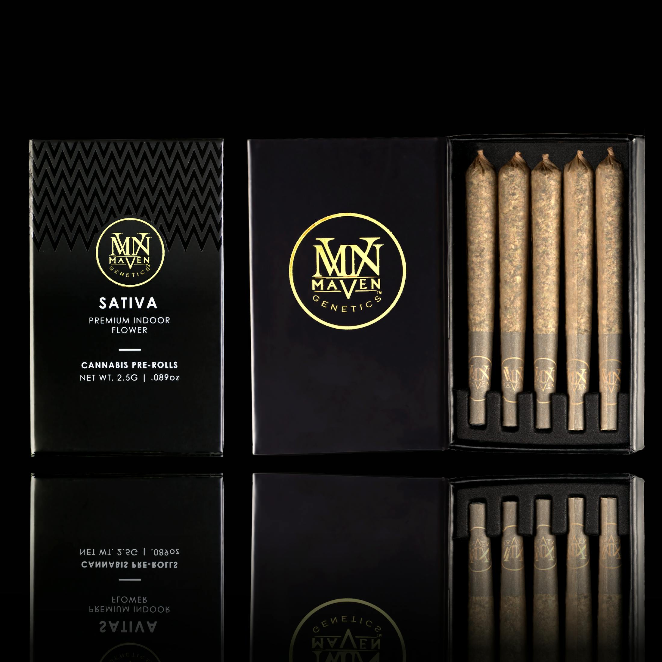 Maven Genetics - Pineapple Biscotti Pre-Roll 5-Pack [2.5g] - 1