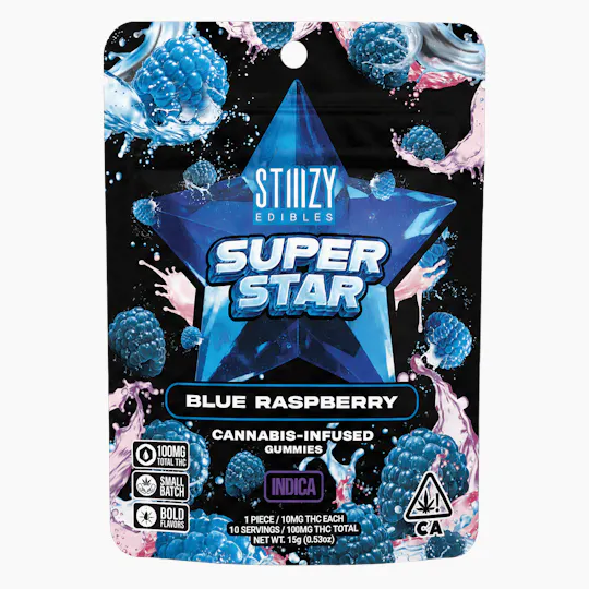 STIIIZY - SUPER STAR Edibles - Blue Raspberry - 1