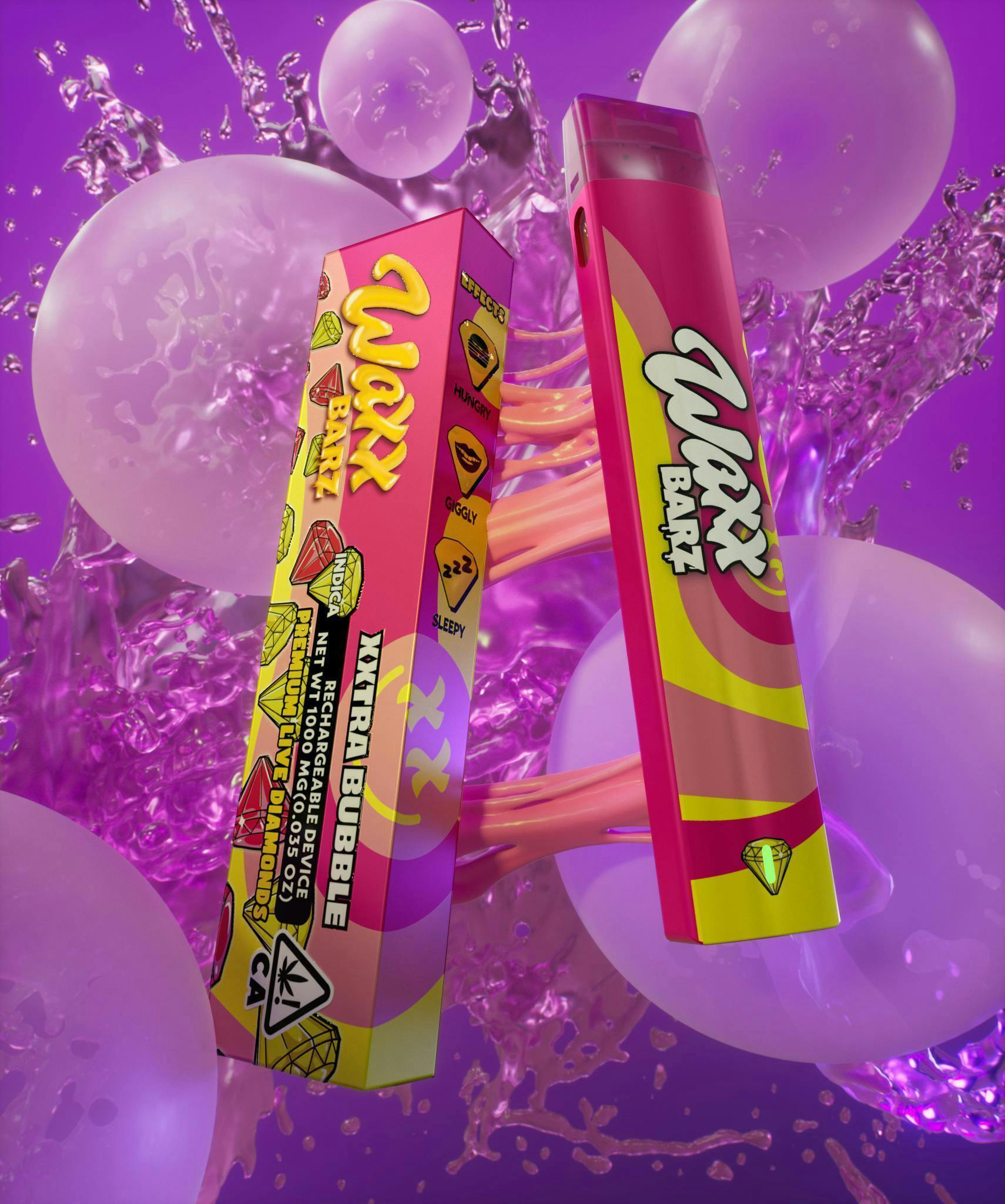 Waxx Brandz - Xxtra Bubble | Live Diamonds Disposable | 1g - 1