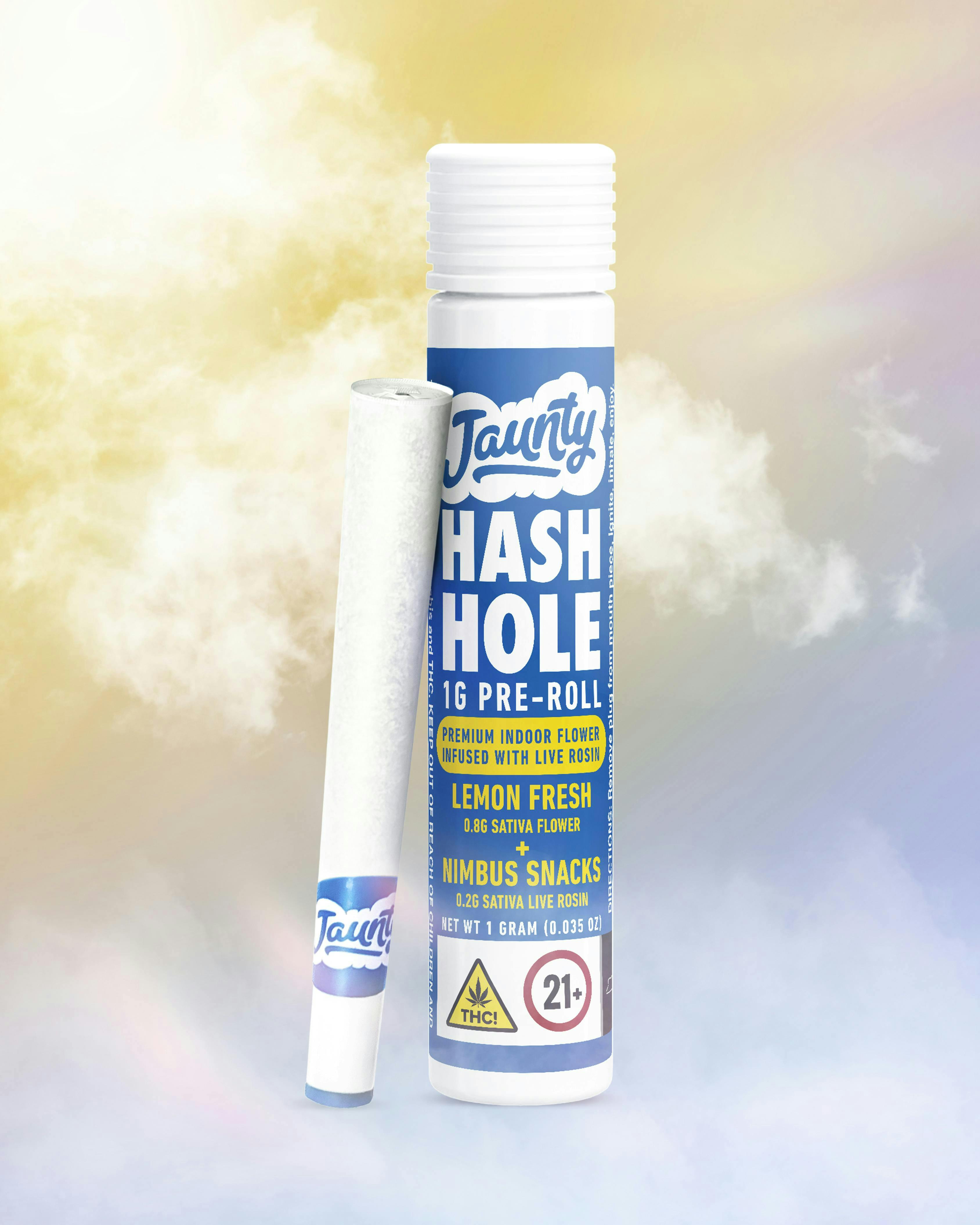 Jaunty - Lemon Fresh x Nimbus Snack | Hash Hole Infused Joint | 1g - 1