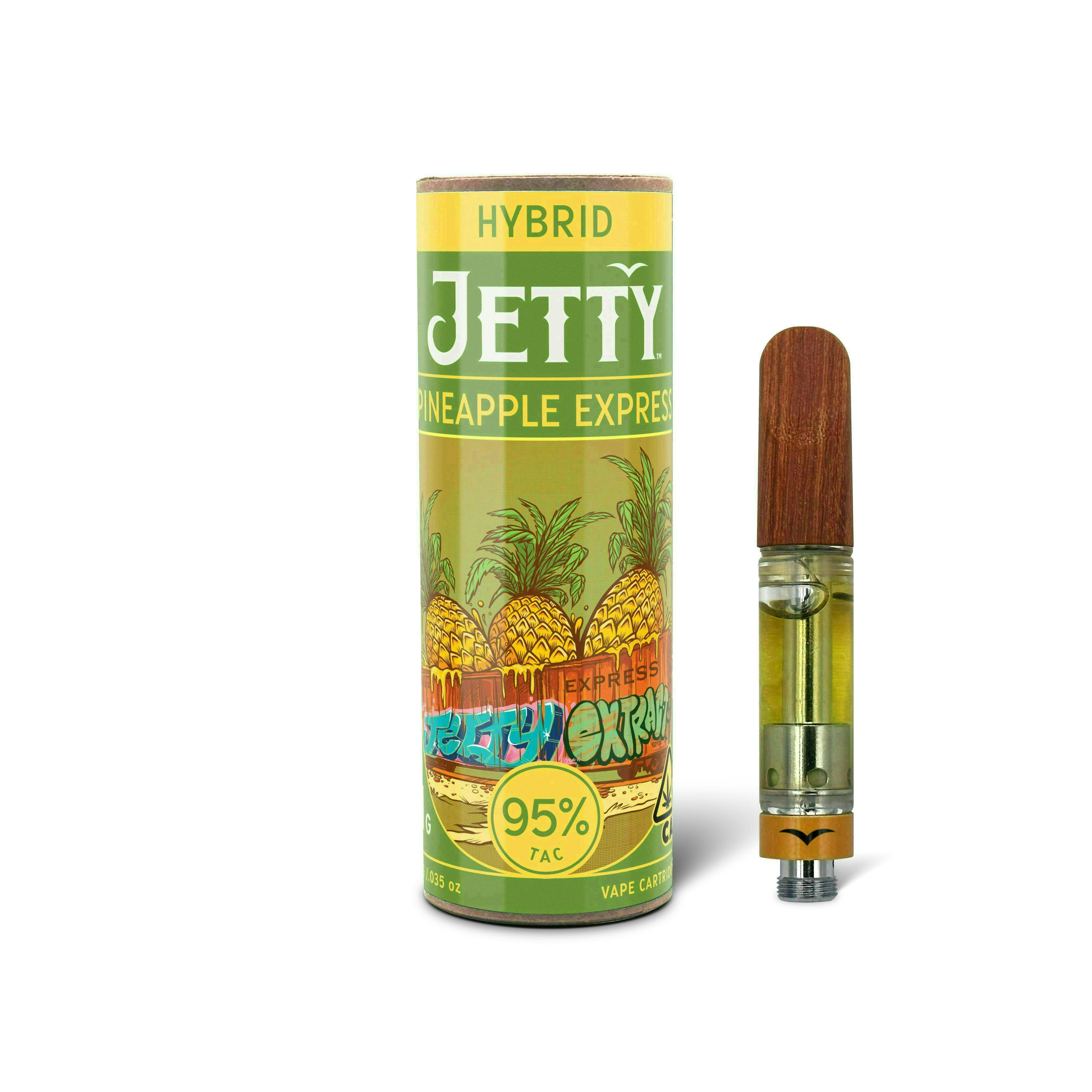 Jetty Extracts - Pineapple Express | Distillate Cartridge | 0.5g - 1