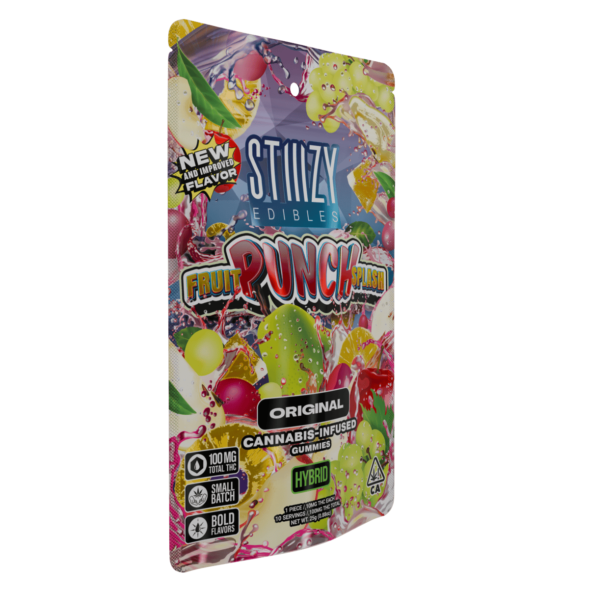 STIIIZY - - FRUIT PUNCH SPLASH - 100MG ORIGINAL EDIBLES - 1