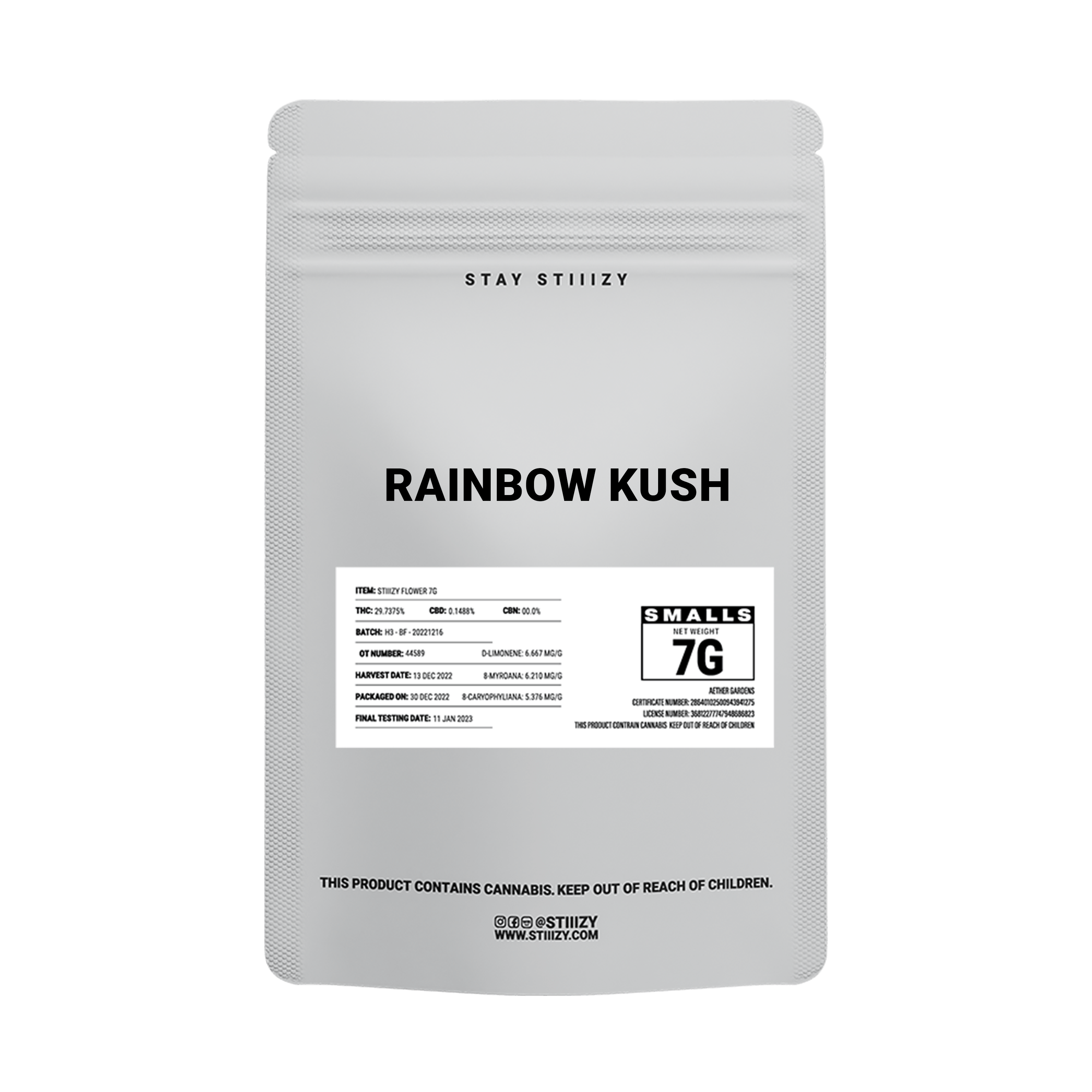 STIIIZY - RAINBOW KUSH - 7G - 1
