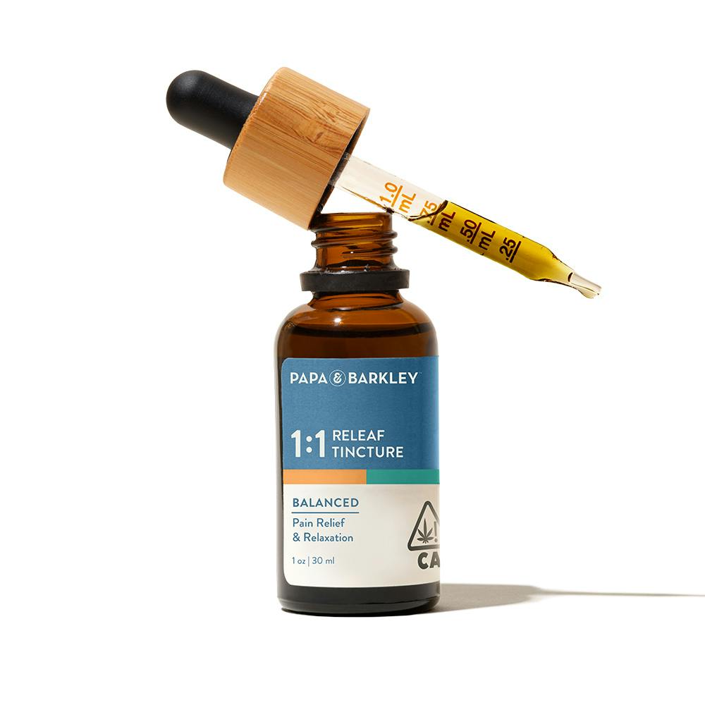 Papa & Barkley - Releaf Tincture 1:1 CBD:THC, 30ml - 1