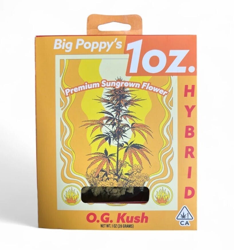 Poppy’s - Poppy's | Big Poppy's | OG Kush | Big Buds | 28g - 1
