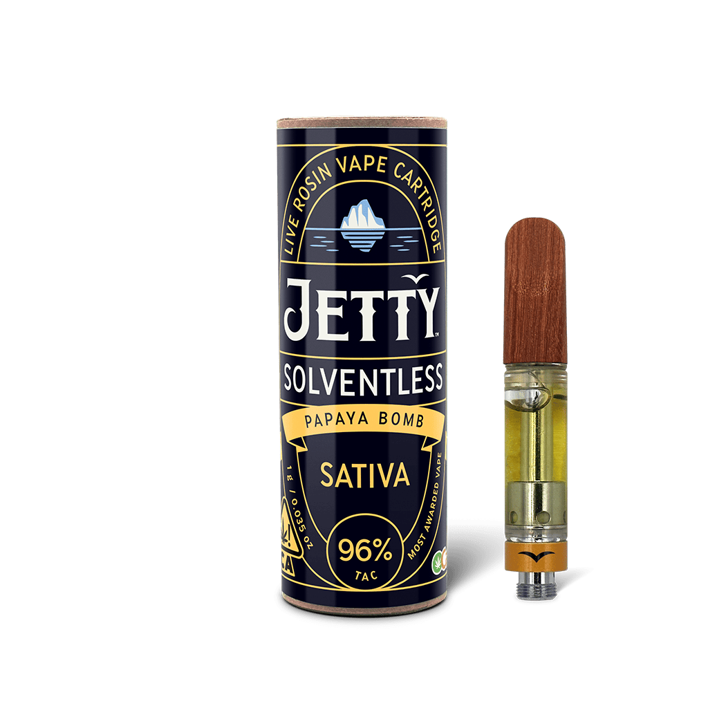 Jetty Extracts - Papaya Bomb | Live Rosin Cartridge | 1g - 1