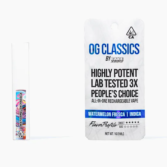 CAKE she hits different - Watermelon Fresca | OG Classics Pod | 1g - 1