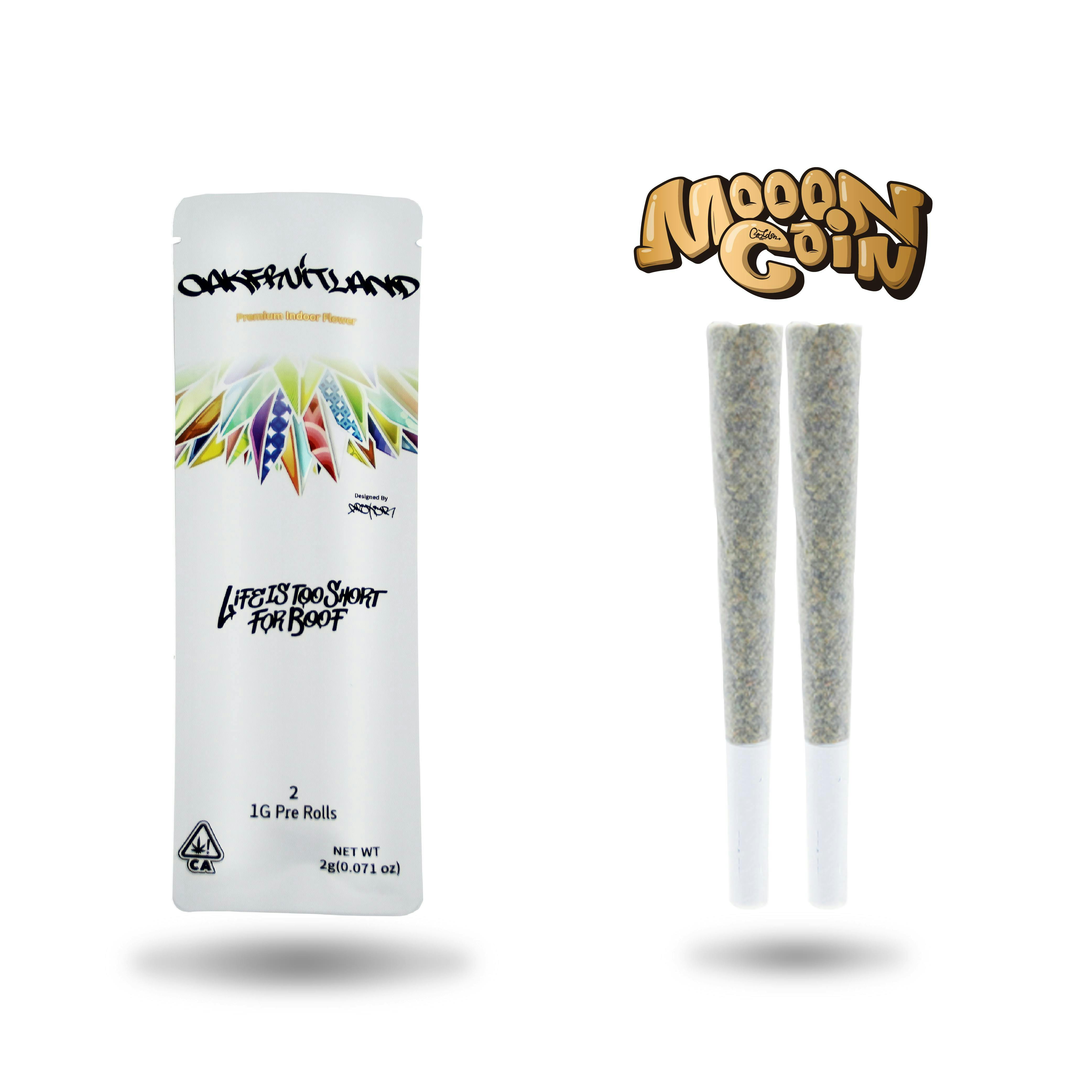 Oakfruitland (OFL) - Mooon Coin | Joints | 1g each | 2pk - 1