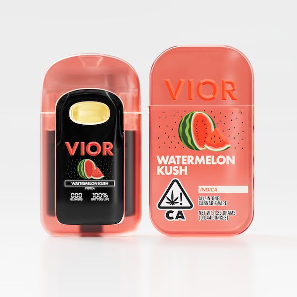 Vior Extracts - Watermelon Kush | Premium Cannabis Oil Disposable | 1.25g - 1