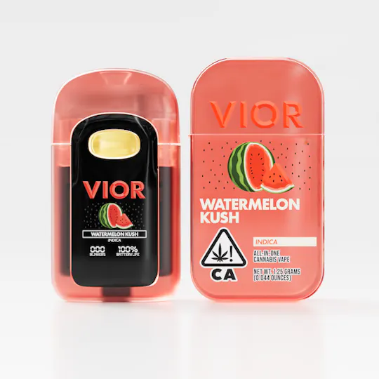 Vior Extracts - Watermelon Kush | Premium Cannabis Oil Disposable | 1.25g - 1