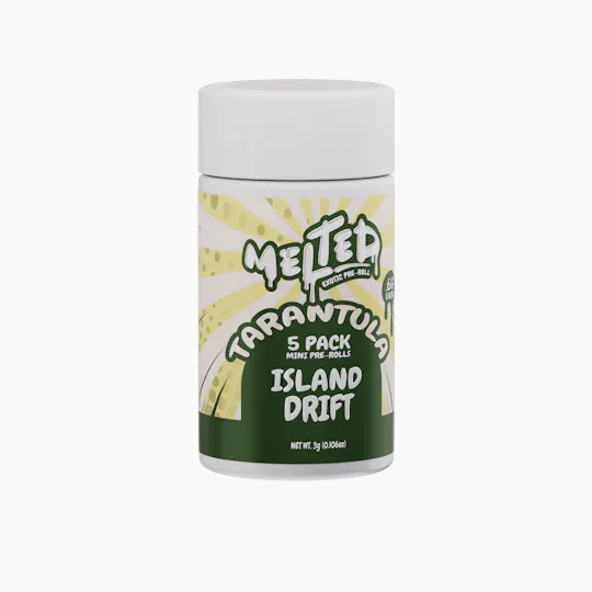 Melted - Island Drift | Infused Joints | 0.6g each | 5pk - 1