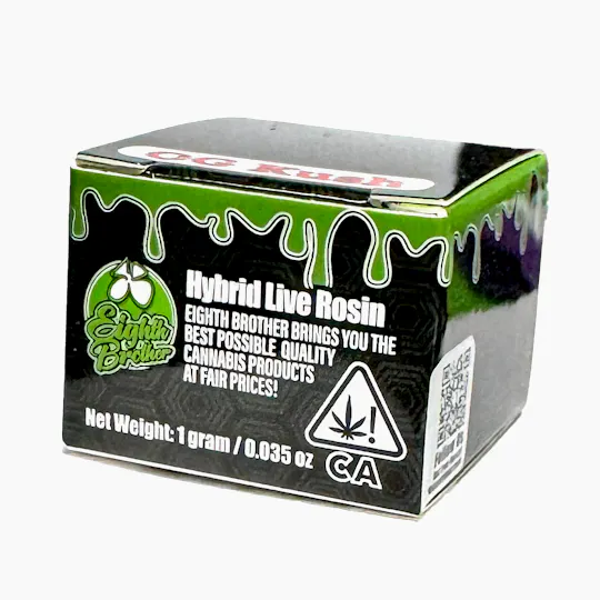 Eighth Brother - Eighth Brother | OG Kush | Live Rosin | Fresh Press | 1g - 1