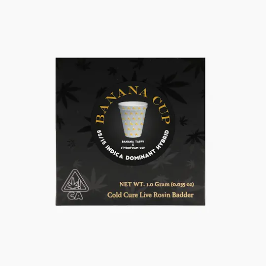 Team Elite Genetics - Banana Cup | Rosin | Cold Cure Badder | 1g - 1