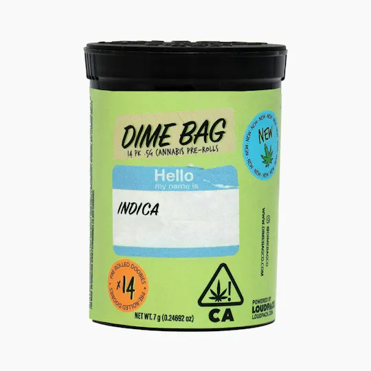 Dime Bag - Hippe Crasher | Joints | 0.5g each | 14pk - 1