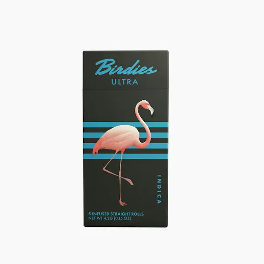 Birdies - Birdies | Ultra Diamond Infused Indica Joint | 0.85g each | 5pk - 1