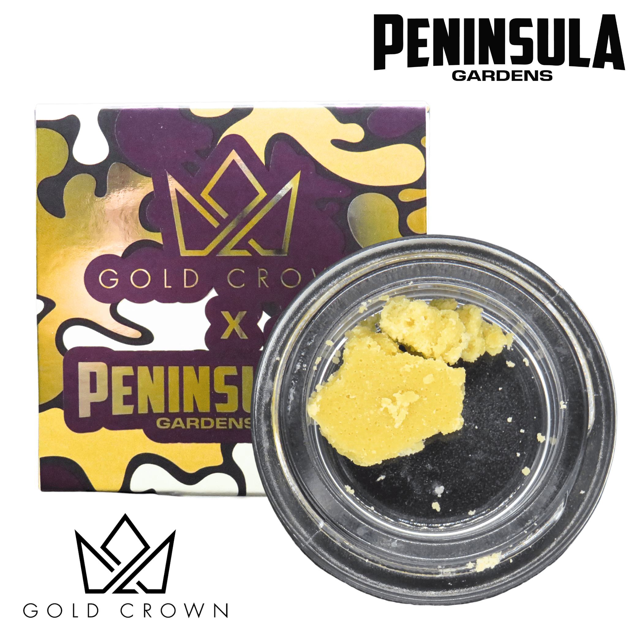 Gold Crown - Gold Crown x Peninsula Gardens | Party Poppers | Crumble | 1g - 1