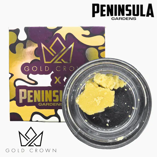 Gold Crown - Gold Crown x Peninsula Gardens | Party Poppers | Crumble | 1g - 1