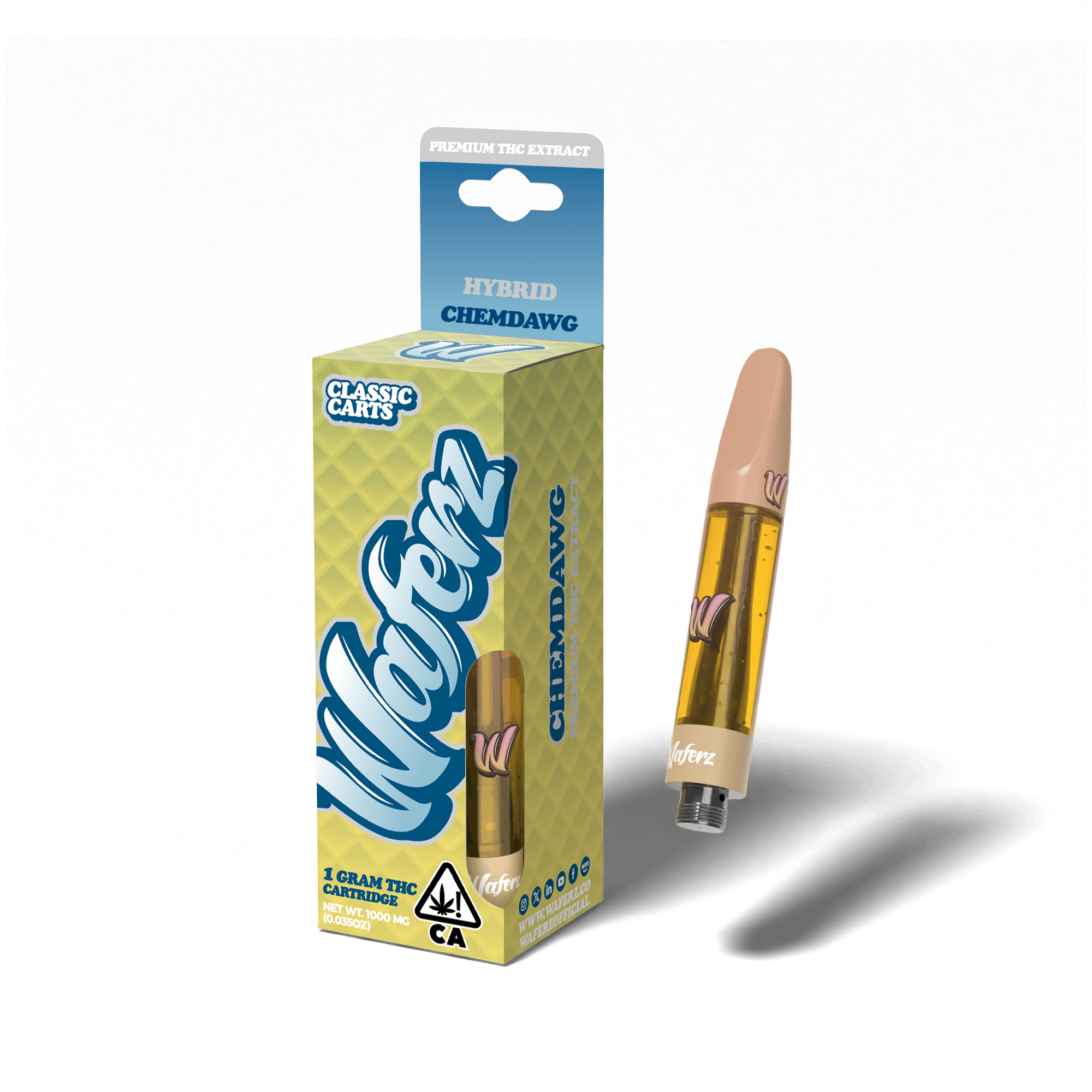 Waferz - Waferz Classic Carts: Chem Dawg (1g) - 1