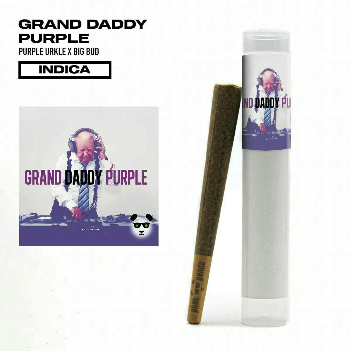 Phat Panda - Phat Panda | Grand Daddy Purple | Joint | 1g - 1