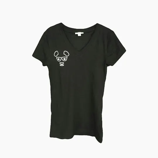 Phat Panda - Phat Panda | Two-Sided Scripty | V Neck | Apparel | Ladies - 1