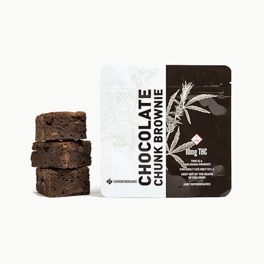 Evergreen Organix - Double Chocolate Chunk Brownie 25mg - 1