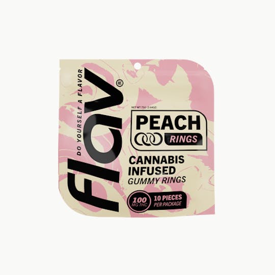 Flav - Rings - Peach - 100mg - 1