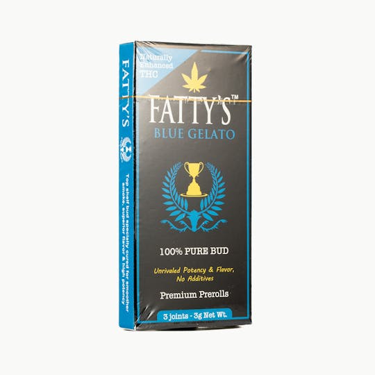 Fatty's - Blue Cookies - Fatty's Pre-Rolls 3pk (3g total) - 1