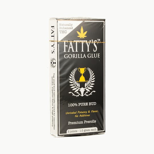 Fatty's - Gorilla Glue - Fatty's Pre-Rolls 3pk (3g total) - 1