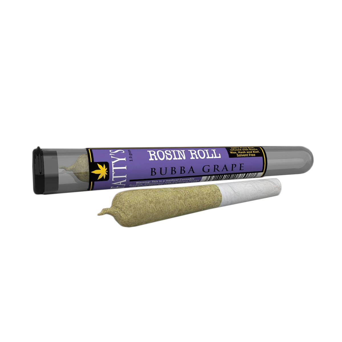 Fatty's - Bubba Grape - 1g Rosin Roll - 1