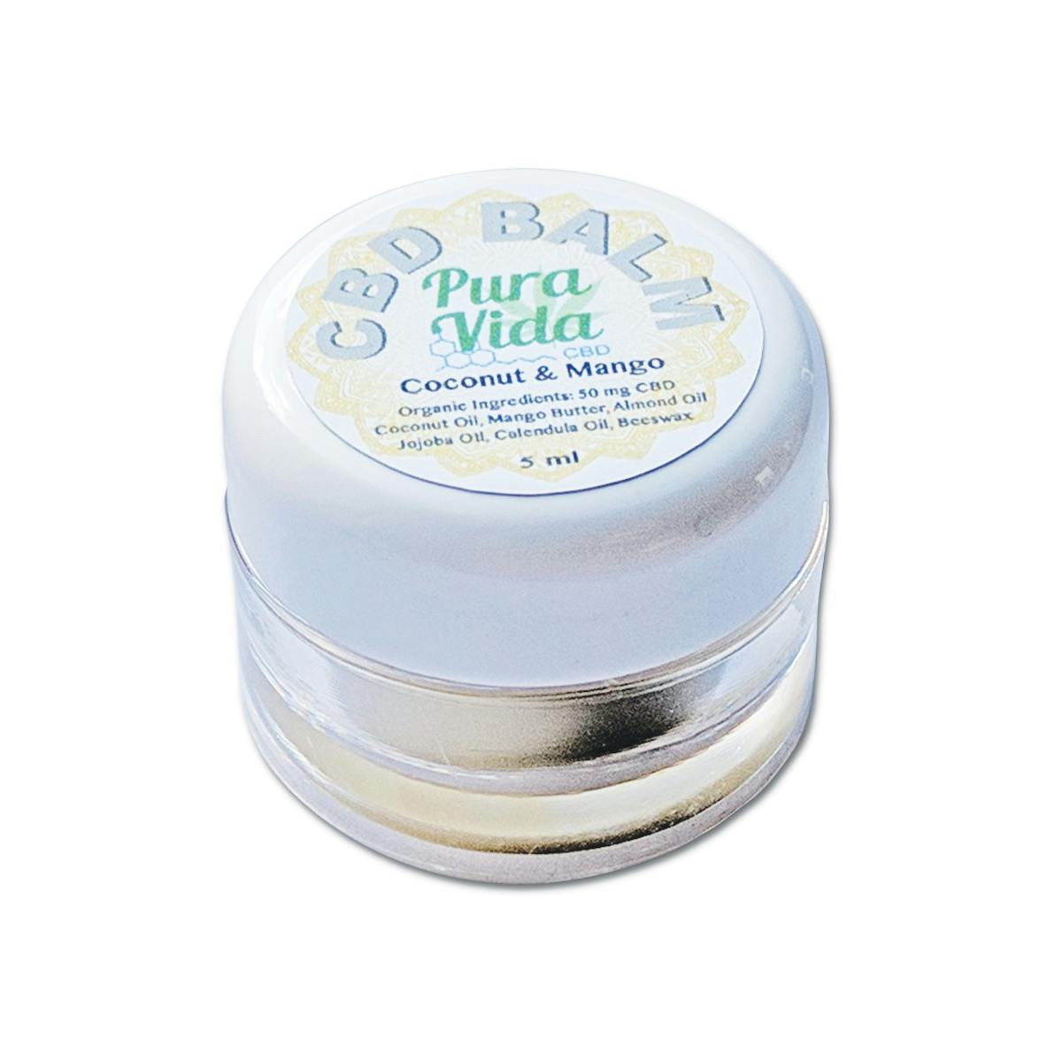 Pura Vida CBD - Coconut & Mango CBD Balm, 50mg - 1