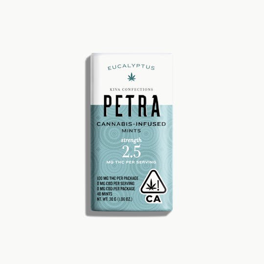 Kiva Confections - Petra Eucalyptus Mints 100mg - 1