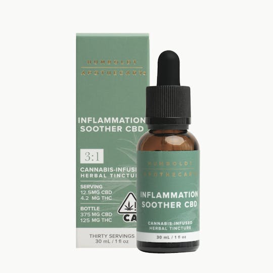 Humboldt Apothecary - Inflammation Soother 3:1 CBD/THC Tincture - 1