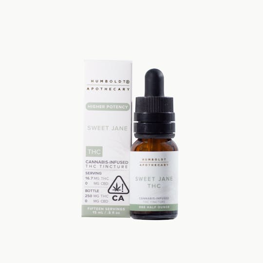 Humboldt Apothecary - Sweet Jane THC Tincture HALF OUNCE BOTTLE - 1